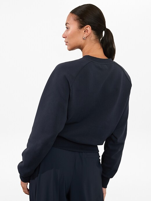 Image number 2 showing, Athleta Embroidered Crew Sweatshirt