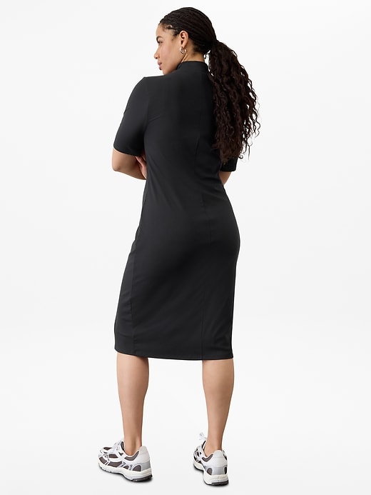 Image number 6 showing, Signature Rib Mock Neck Dress