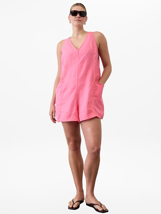 Image number 5 showing, Retreat Linen Romper