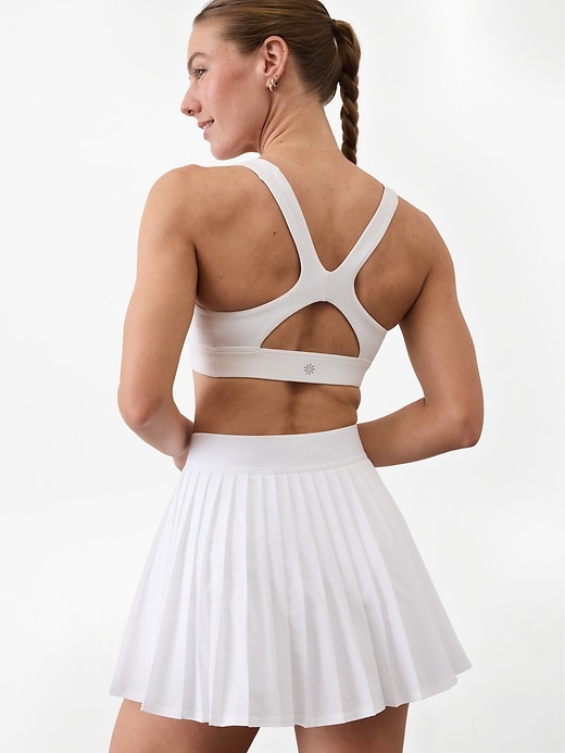 Image number 8 showing, Match Point High Rise Pleated Lasercut 13 1/2" Skort