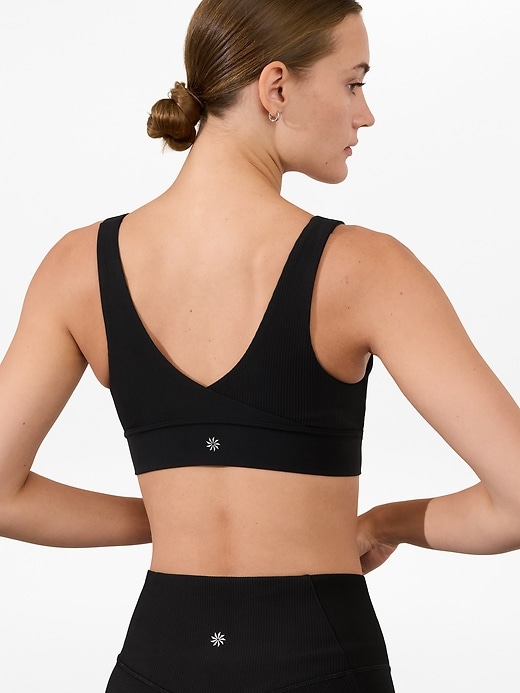 Image number 5 showing, Breathe Rib Longline Sports Bra A-C
