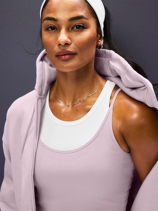 Image number 1 showing, Signature Rib Thin Strap Tank