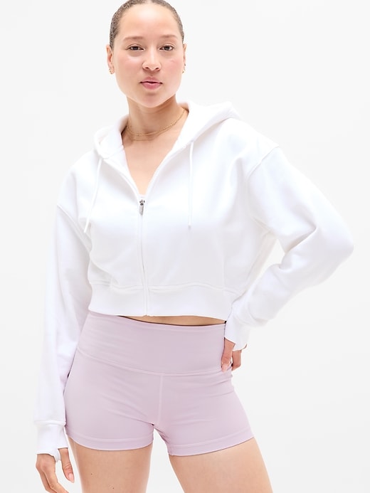 Image number 2 showing, Forever Fleece Crop Full Zip