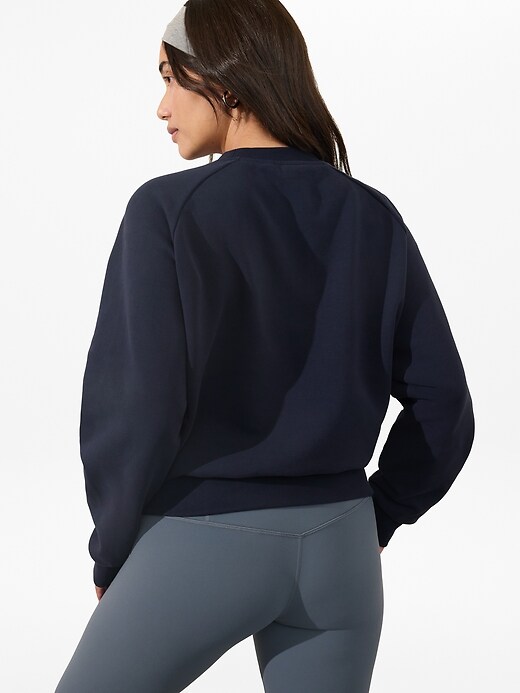 Image number 4 showing, Athleta Embroidered Crew Sweatshirt