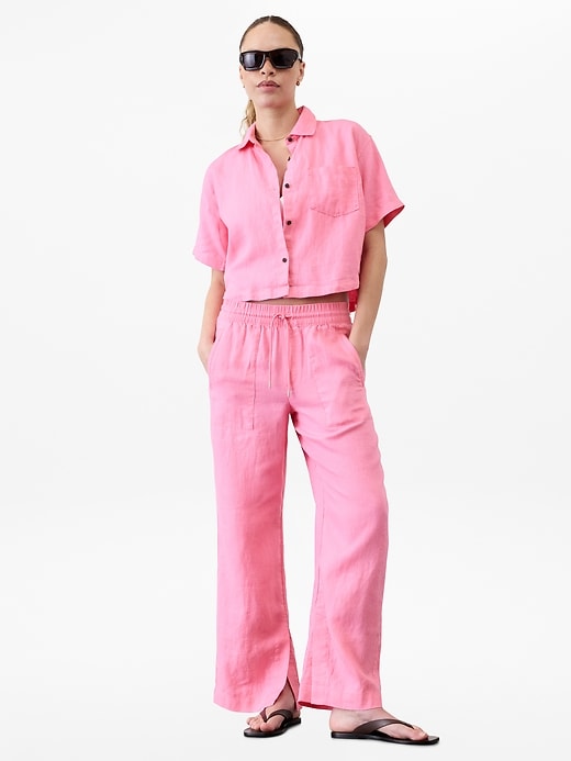 Image number 5 showing, Retreat Linen Short Sleeve Shirt