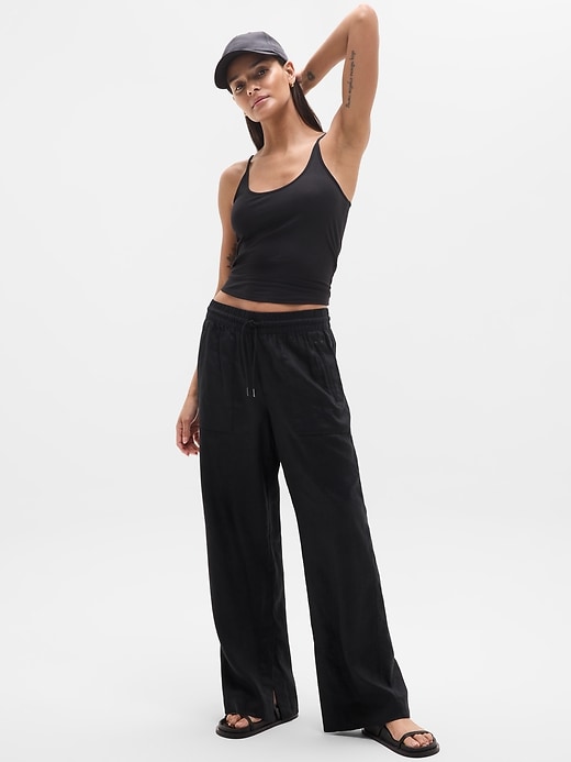 Image number 7 showing, Retreat Linen High Rise Wide Leg Pant