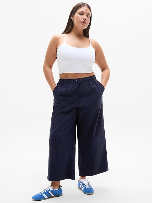 Image number 7 showing, Midday Mid Rise Crop Poplin Pant