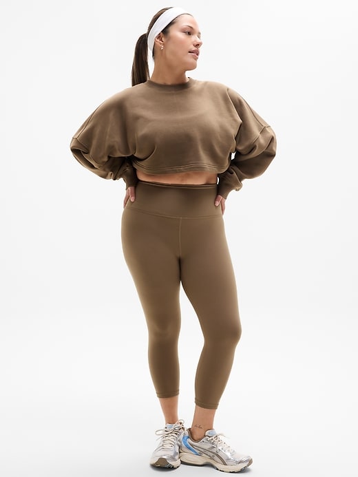 Image number 5 showing, Heavyweight Terry Super Cropped Dolman