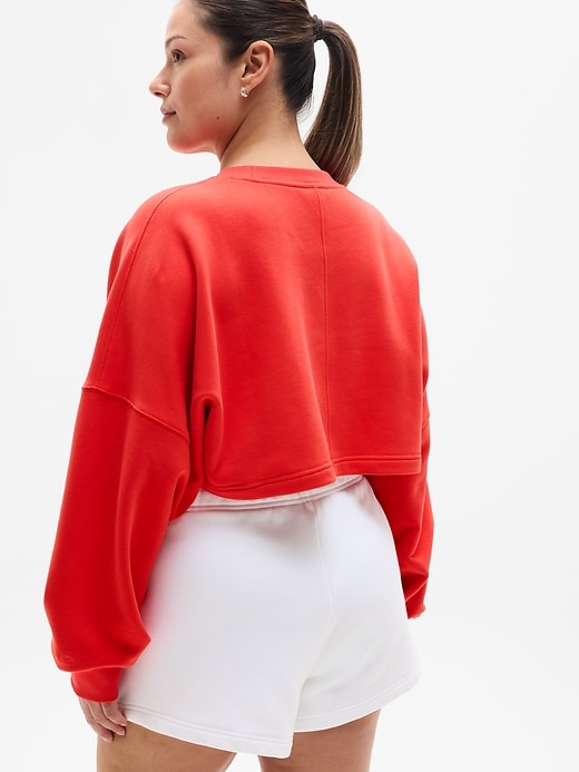 Image number 6 showing, Heavyweight Terry Super Cropped Dolman