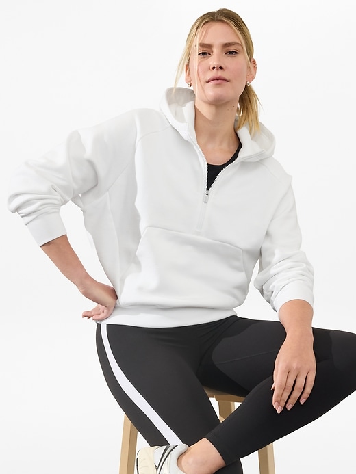 Image number 1 showing, Forever Fleece 1/2 Zip Hoodie