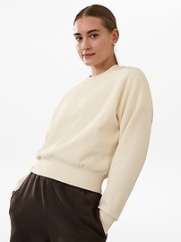 Image number 1 showing, Athleta Embroidered Crew Sweatshirt