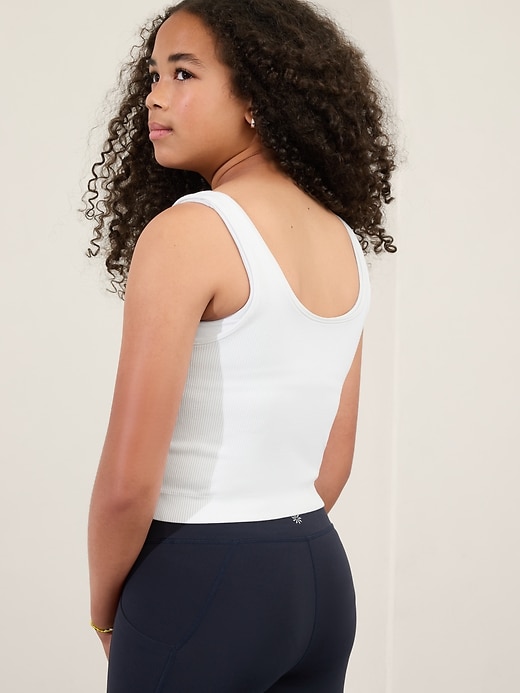 Image number 5 showing, Athleta Girl Rise Above Rib Crop Tank