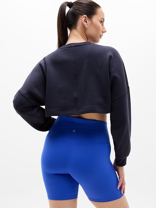 Image number 7 showing, Heavyweight Terry Super Cropped Dolman