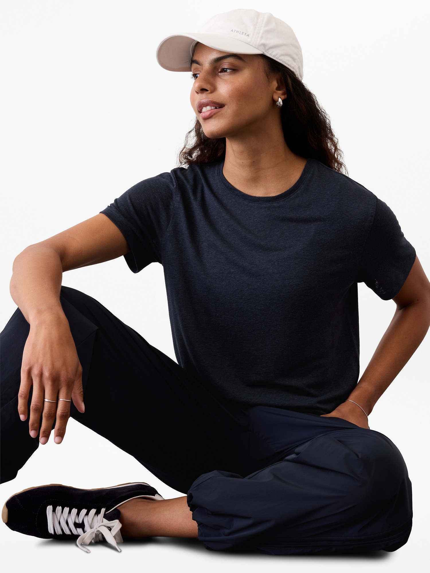 Getaway Linen Blend Tee
