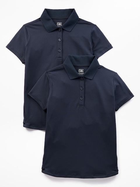Athleta Girl School Day Polo 2-Pack - Navy