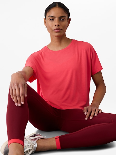 With Ease Crop Tee - Punch