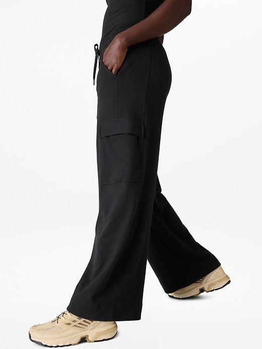 Image number 4 showing, Retroterry High Rise Wide Leg Cargo Pant