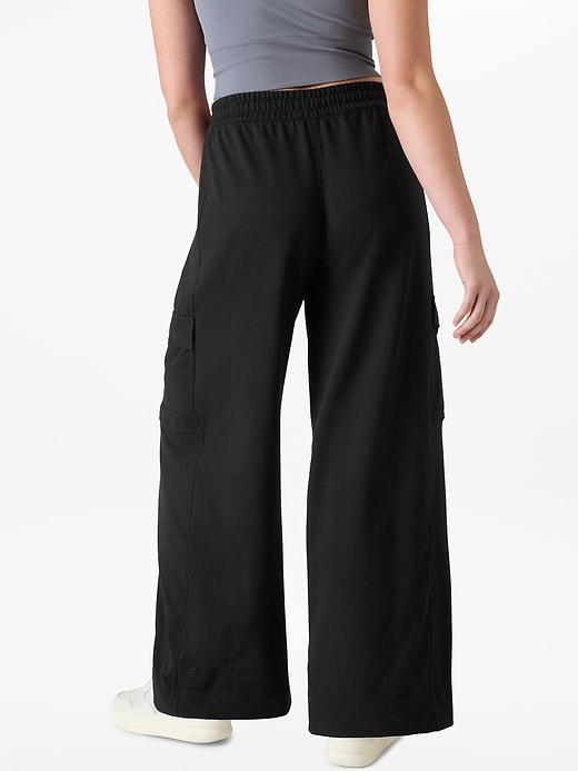 Image number 8 showing, Retroterry High Rise Wide Leg Cargo Pant
