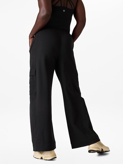 Image number 3 showing, Retroterry High Rise Wide Leg Cargo Pant
