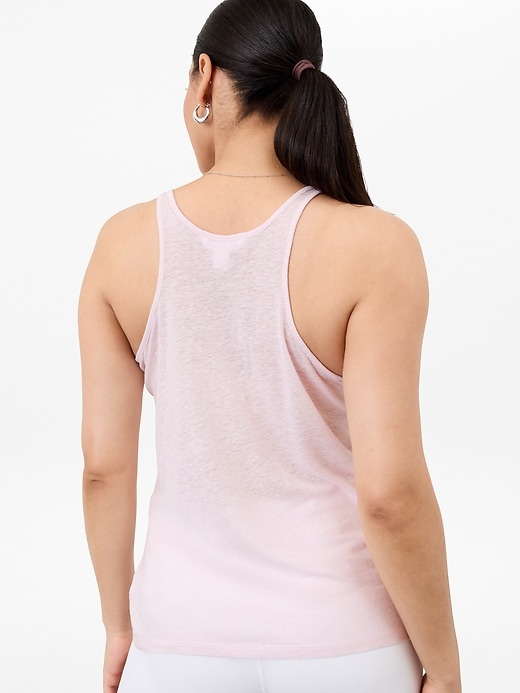 Image number 2 showing, Getaway Linen Blend Tank