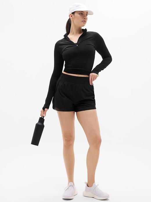 Image number 5 showing, Mesh Racer Run High Rise 3 Short