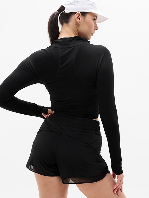 Image number 6 showing, Mesh Racer Run High Rise 3 Short