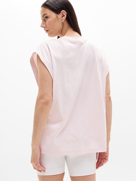 Image number 6 showing, True Cotton Oversized Muscle Tee