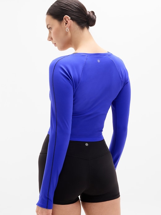 Image number 7 showing, Transcend Contrast Stitch Top