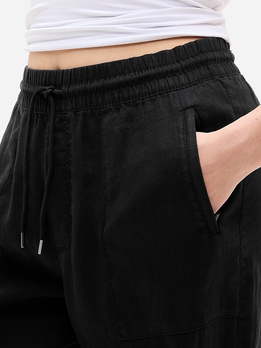 Image number 5 showing, Retreat Linen High Rise Wide Leg Pant