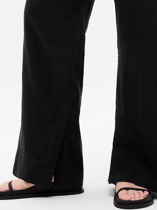 Image number 6 showing, Retreat Linen High Rise Wide Leg Pant