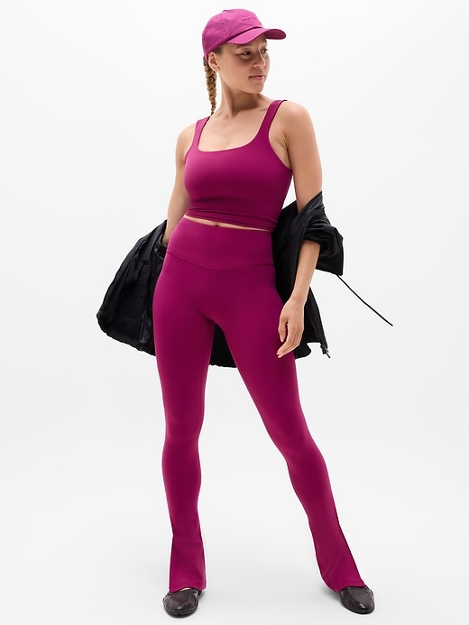 Image number 4 showing, Transcend Square Neck Crop Sports Bra D-DD