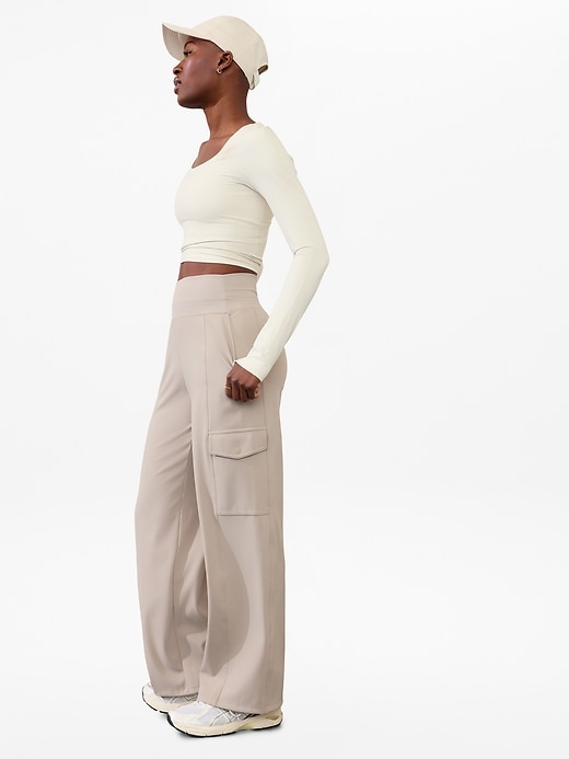 Image number 3 showing, Venice High Rise Wide Leg Cargo Pant