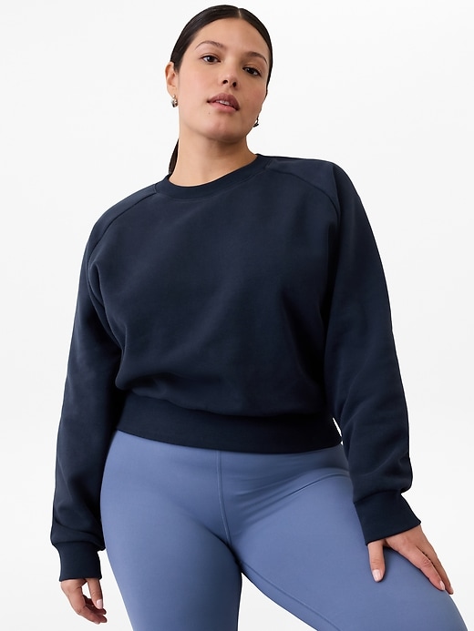 Image number 1 showing, Forever Fleece Relaxed Crew Sweatshirt