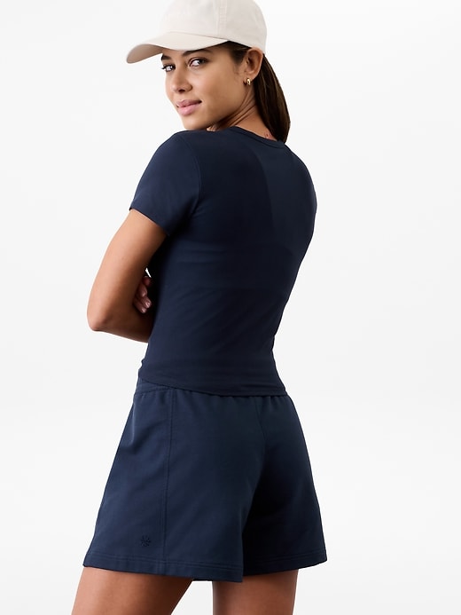 Image number 2 showing, Signature Rib Crop Tee