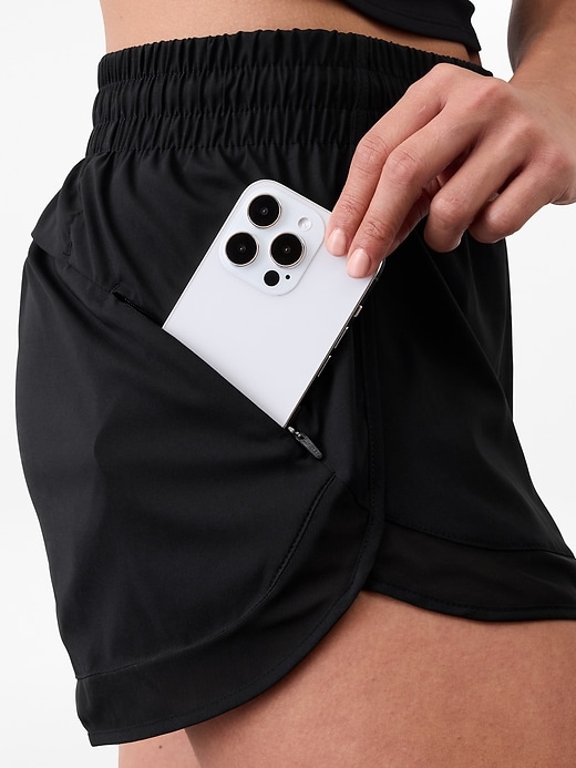 Image number 5 showing, Mesh Racer Run Mid Rise 4 Short