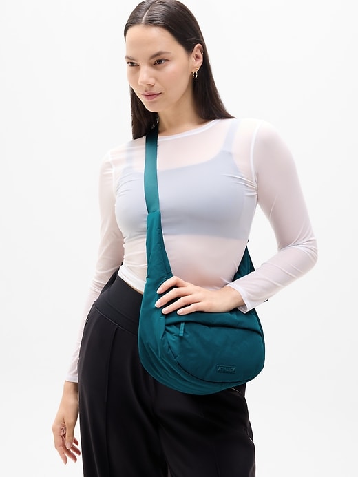 Image number 1 showing, All About Small Crossbody Hobo Bag