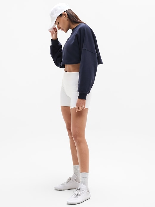 Image number 5 showing, Heavyweight Terry Super Cropped Dolman