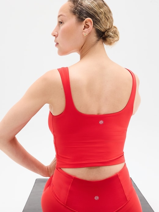 Image number 5 showing, Transcend Square Neck Crop Sports Bra D-DD