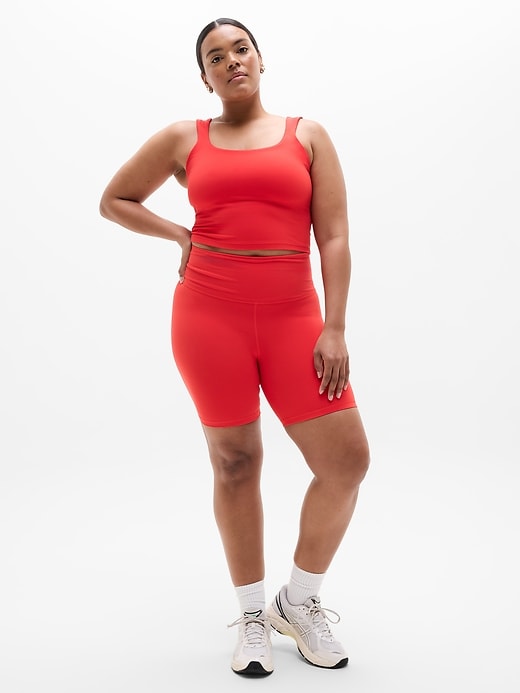 Image number 1 showing, Transcend Square Neck Crop Sports Bra D-DD