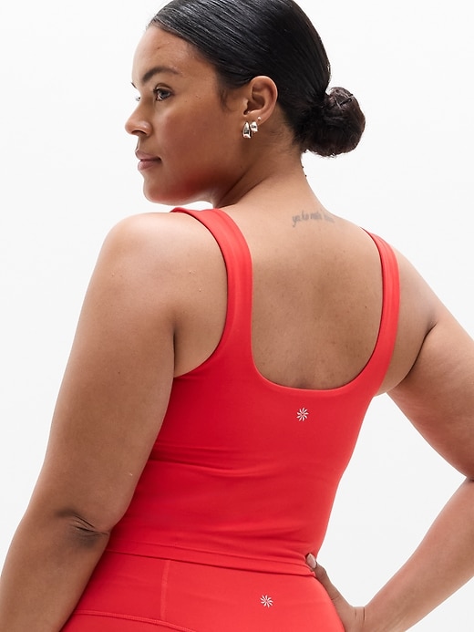 Image number 2 showing, Transcend Square Neck Crop Sports Bra D-DD