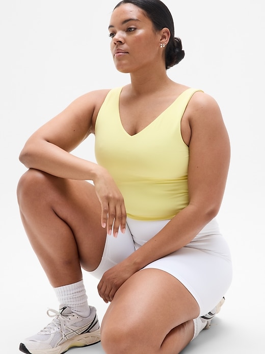 Image number 3 showing, Transcend V-Neck Crop Sports Bra D-DD