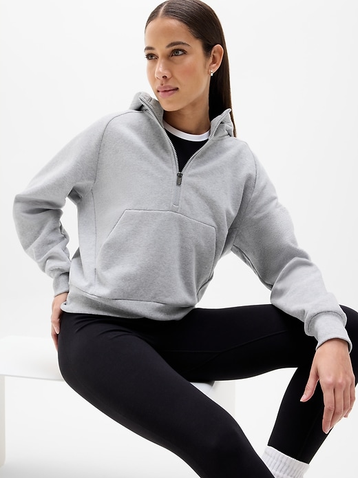 Image number 1 showing, Forever Fleece 1/2 Zip Hoodie