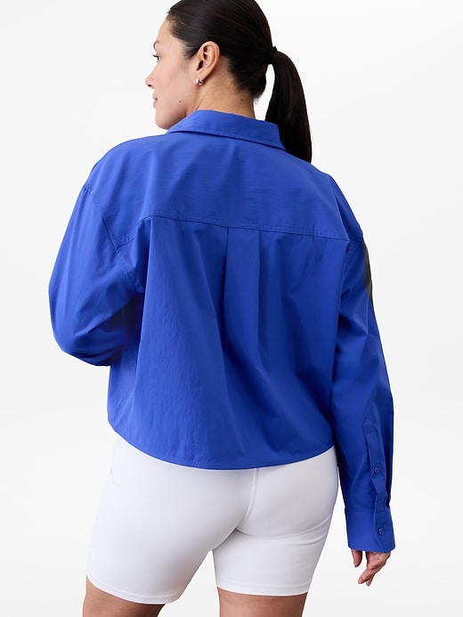 Image number 6 showing, Midday Cropped Poplin Shirt