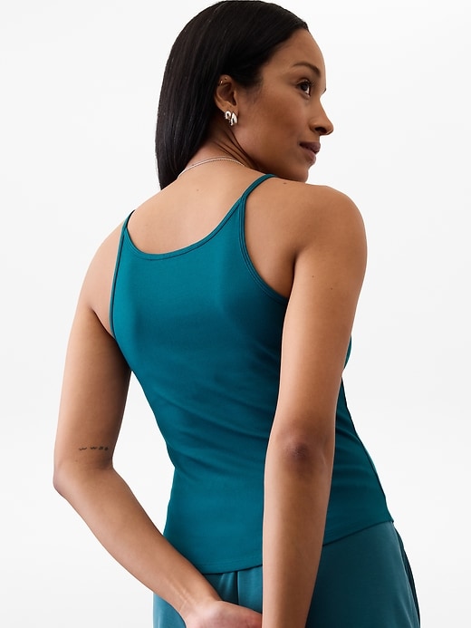 Image number 3 showing, Signature Rib Thin Strap Tank