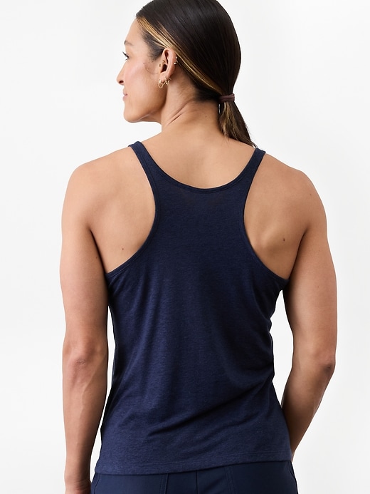 Image number 2 showing, Getaway Linen Blend Tank