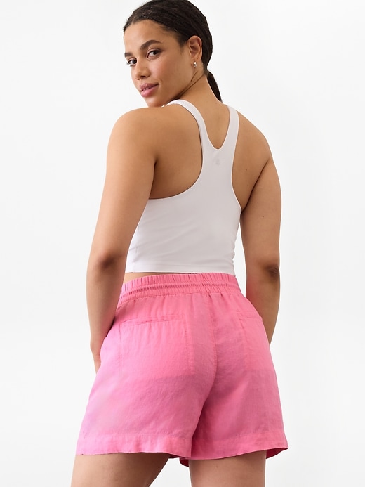 Image number 6 showing, Retreat Linen Mid Rise Short