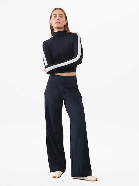 Venice High Rise Wide Leg Pant - Navy
