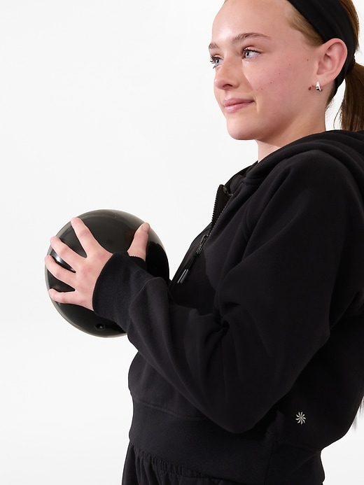 Image number 4 showing, Athleta Girl All Day Half Zip Hoodie