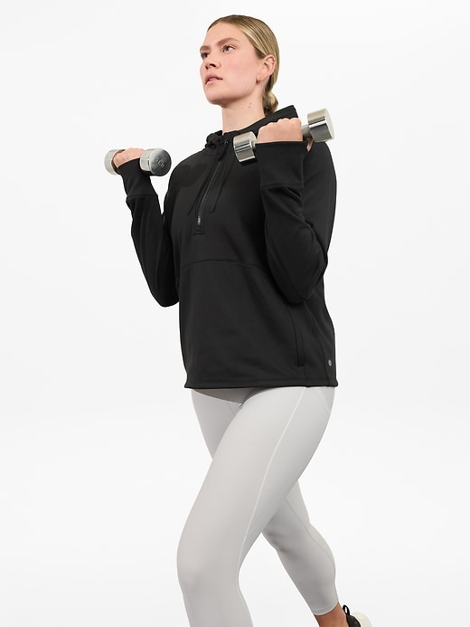 Image number 4 showing, Unstoppable Fleece Lined Half Zip Sweatshirt