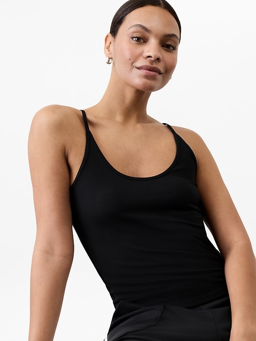 Image number 2 showing, Signature Rib Thin Strap Tank